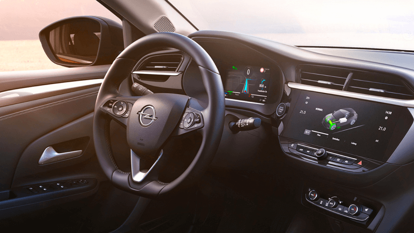 Opel Corsa interior view